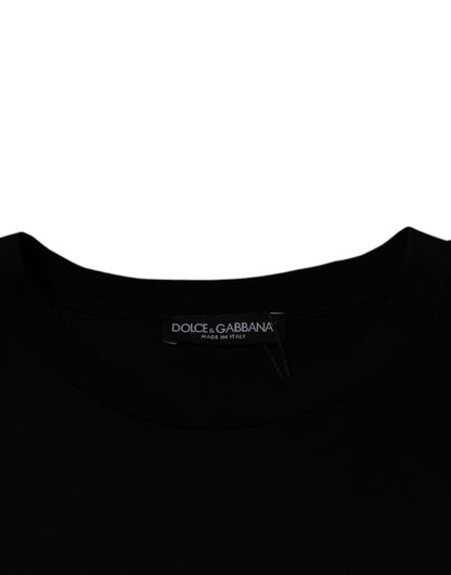 Dolce & Gabbana Black Crew Neck Short Sleeve T-shirt - HBPS Beauty & Fashion