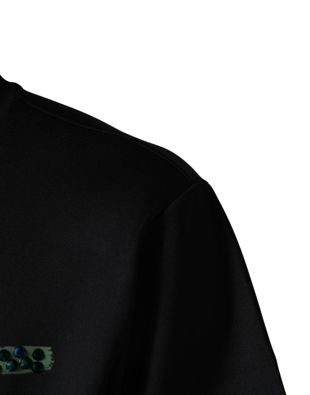 Dolce & Gabbana Black Have Fun Embellished Crew Neck T-shirt - HBPS Beauty & Fashion