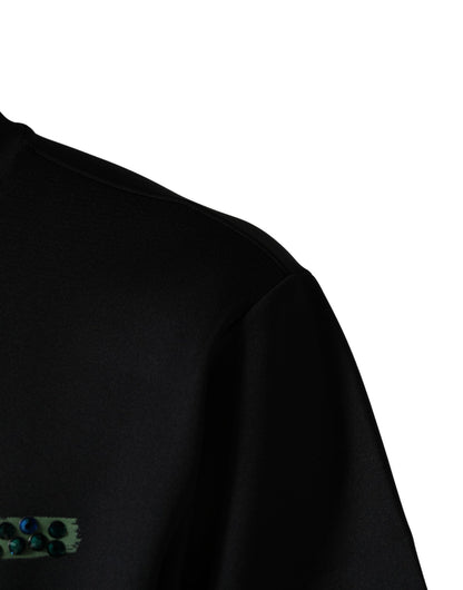 Dolce & Gabbana Black Have Fun Embellished Crew Neck T-shirt - HBPS Beauty & Fashion