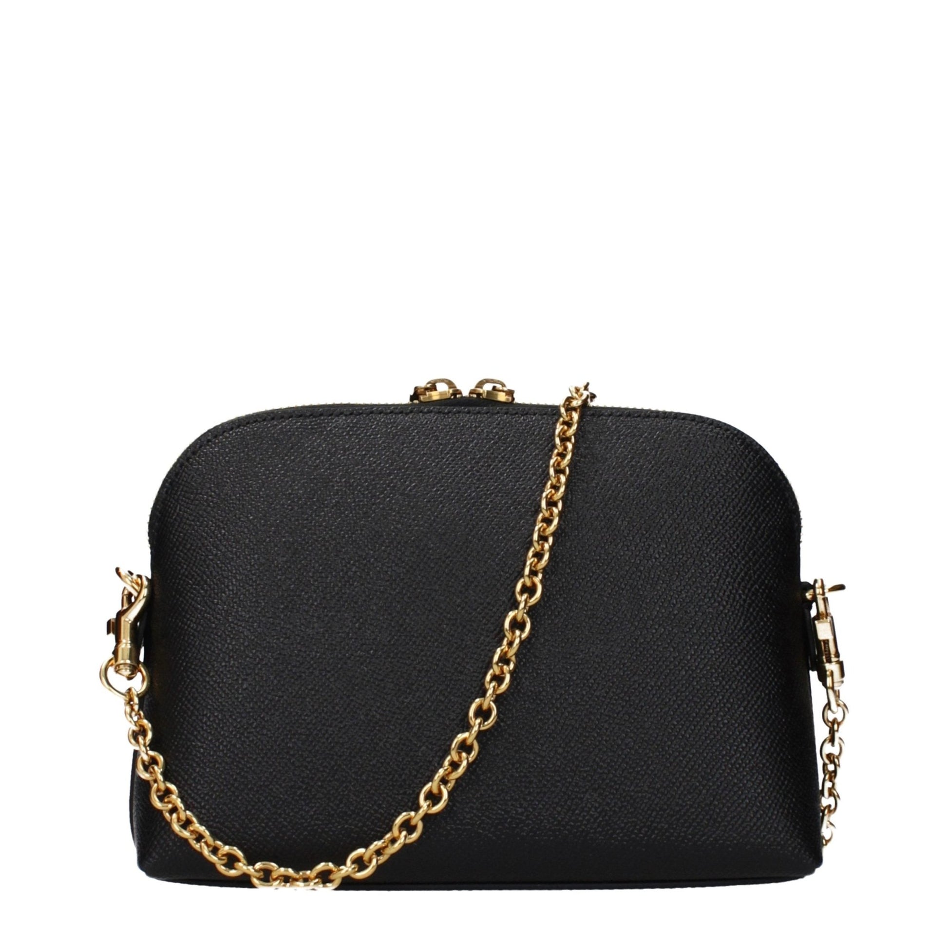 Dolce & Gabbana Black Leather Shoulder Bag - HBPS Beauty & Fashion