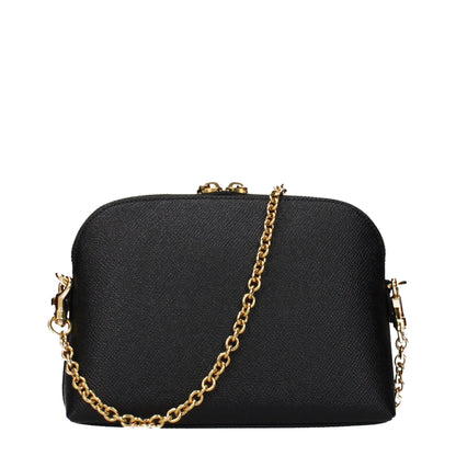 Dolce & Gabbana Black Leather Shoulder Bag - HBPS Beauty & Fashion