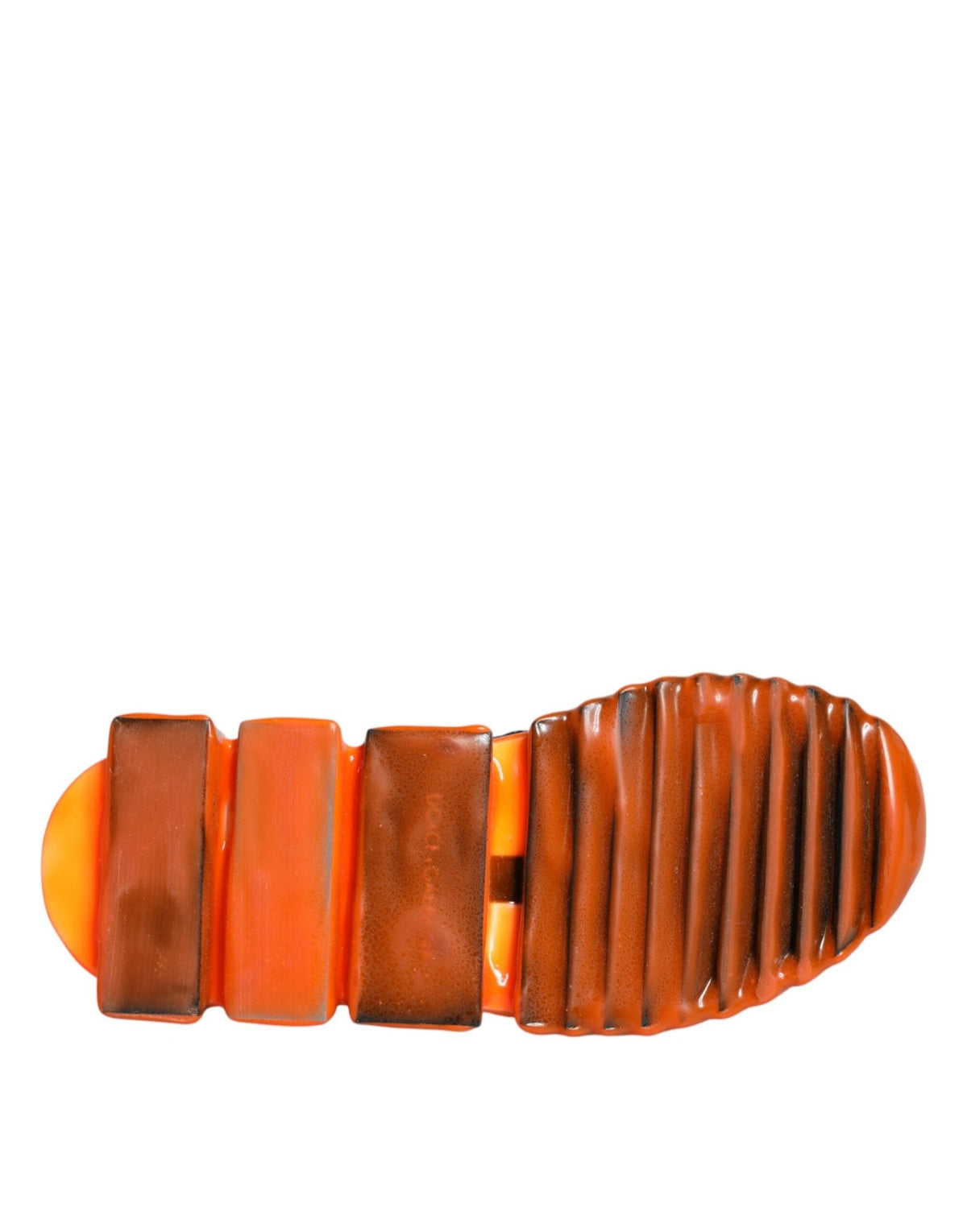 Dolce & Gabbana Black Orange Sorrento Slip On Sneakers Shoes - HBPS Beauty & Fashion