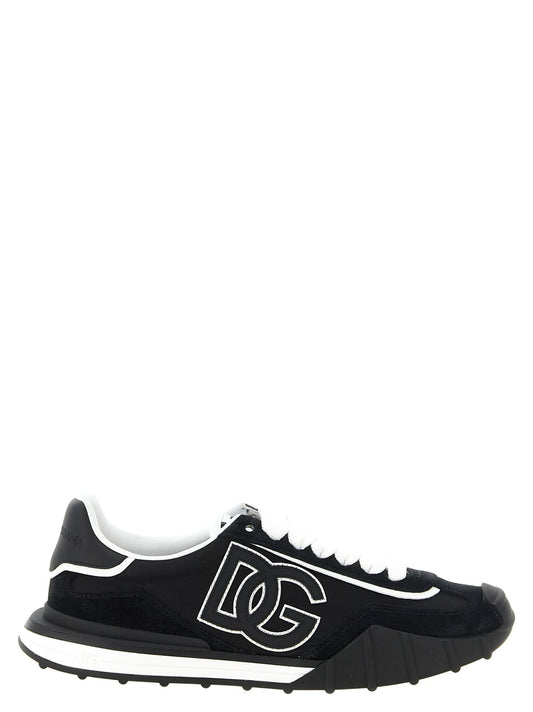 Dolce & Gabbana Black Polyamide Athletic Sneakers - HBPS Beauty & Fashion