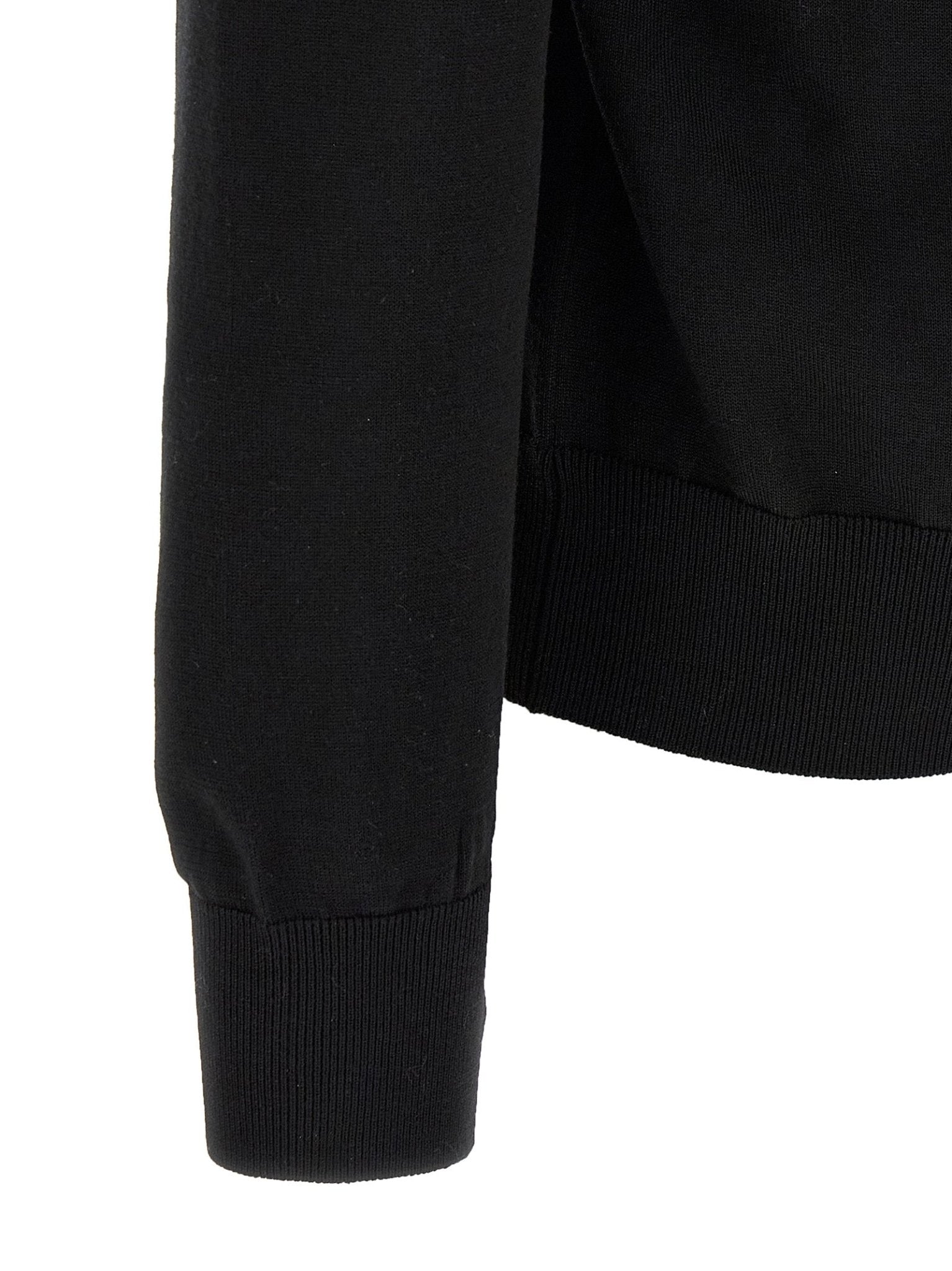 Dolce & Gabbana Black Virgin Wool Cardigan - HBPS Beauty & Fashion