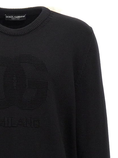 Dolce & Gabbana Black Virgin Wool Cardigan - HBPS Beauty & Fashion