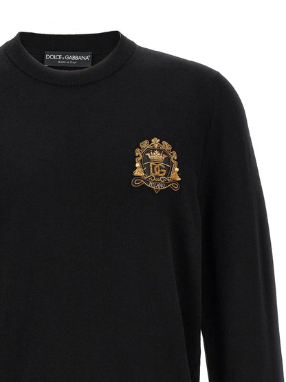 Dolce & Gabbana Black Virgin Wool Cardigan - HBPS Beauty & Fashion