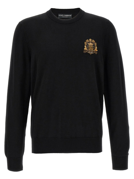 Dolce & Gabbana Black Virgin Wool Cardigan - HBPS Beauty & Fashion