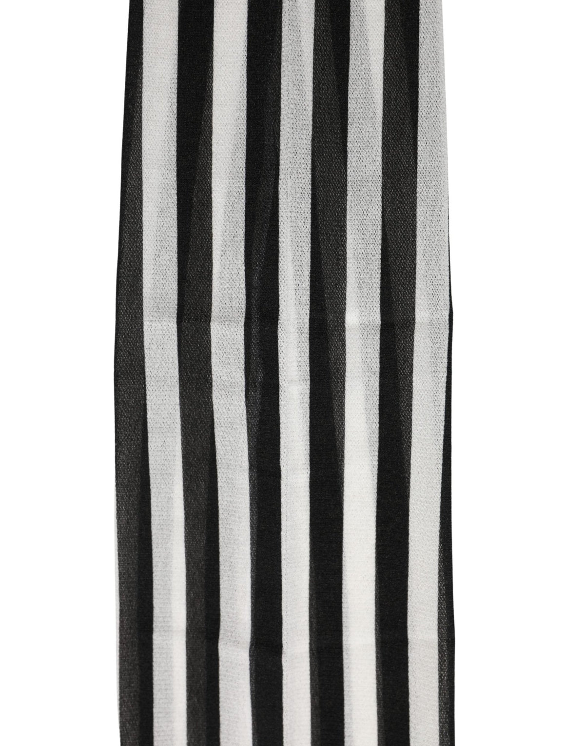 Dolce & Gabbana Black White Stripes Tights Stocking Pantyhose Socks - HBPS Beauty & Fashion