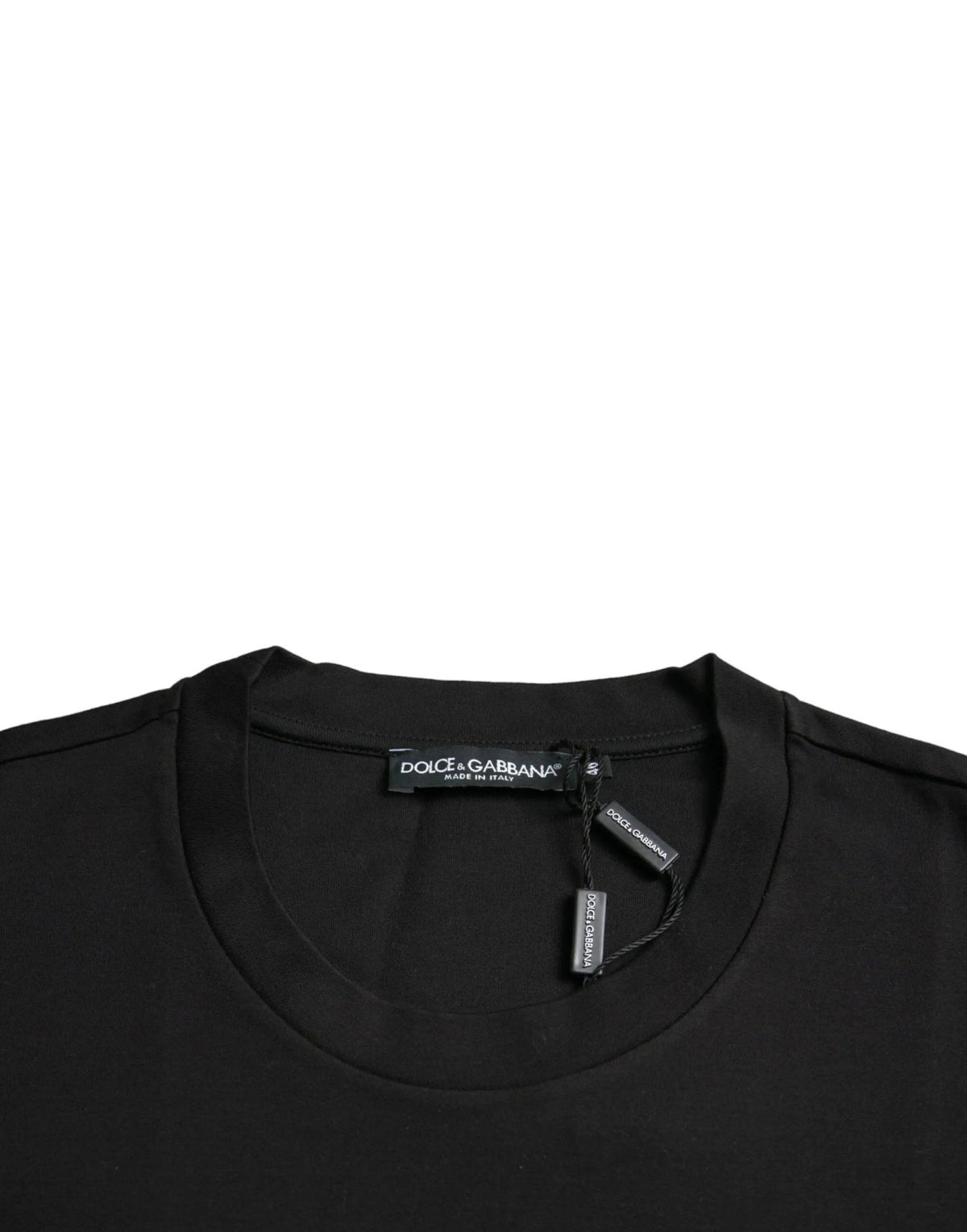 Dolce & Gabbana Black With Love Always Crew Neck Top T-shirt - HBPS Beauty & Fashion