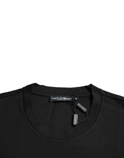 Dolce & Gabbana Black With Love Always Crew Neck Top T-shirt - HBPS Beauty & Fashion