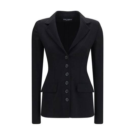 Dolce & Gabbana Black Wool Oves Aries Full-Length Jacket - HBPS Beauty & Fashion
