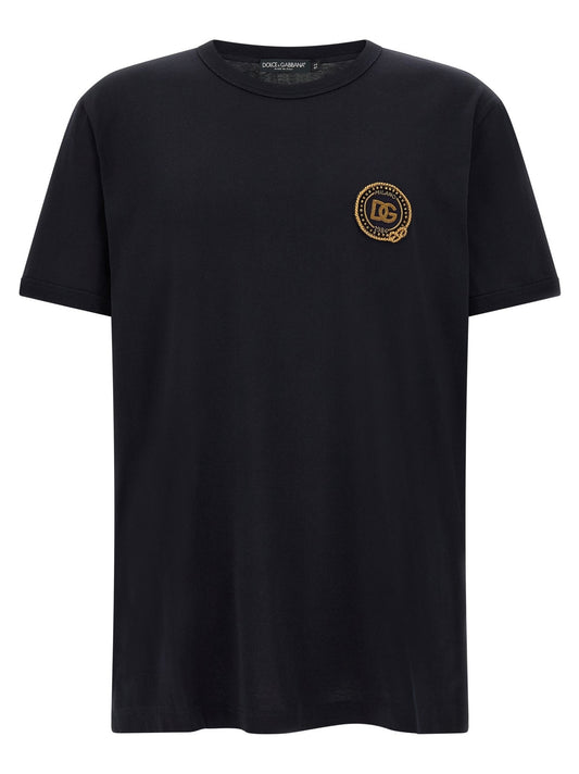 Dolce & Gabbana Blue Cotton T-Shirt - HBPS Beauty & Fashion