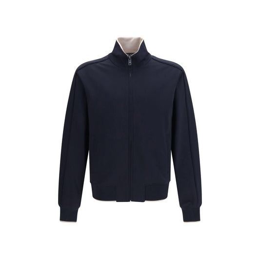 Dolce & Gabbana Blue Polyamide Full-Length Jacket - HBPS Beauty & Fashion