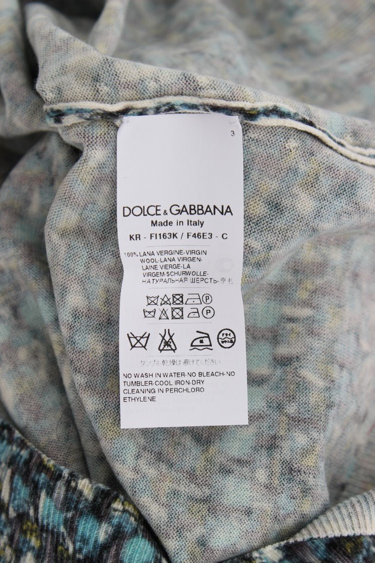 Dolce & Gabbana Blue Wool Sweater Sleeveless Pullover - HBPS Beauty & Fashion