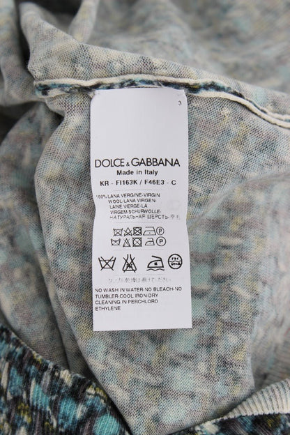 Dolce & Gabbana Blue Wool Sweater Sleeveless Pullover - HBPS Beauty & Fashion