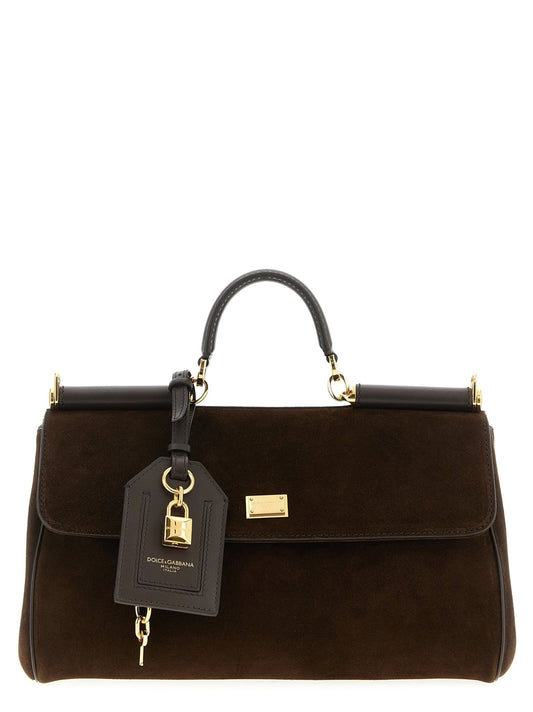 Dolce & Gabbana Brown Calfskin Handbag - HBPS Beauty & Fashion