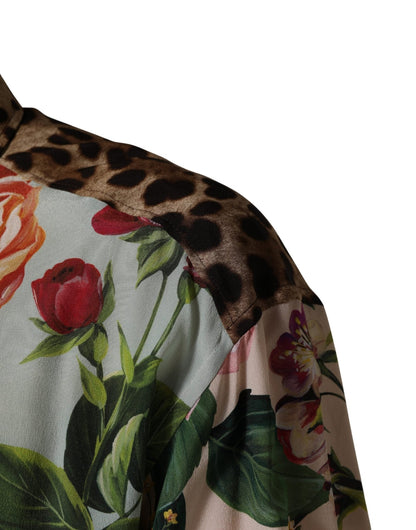 Dolce & Gabbana Chemise Homme — Imprimé Floral & Animal Print Col & Poignets | Slim Fit - HBPS Beauty & Fashion