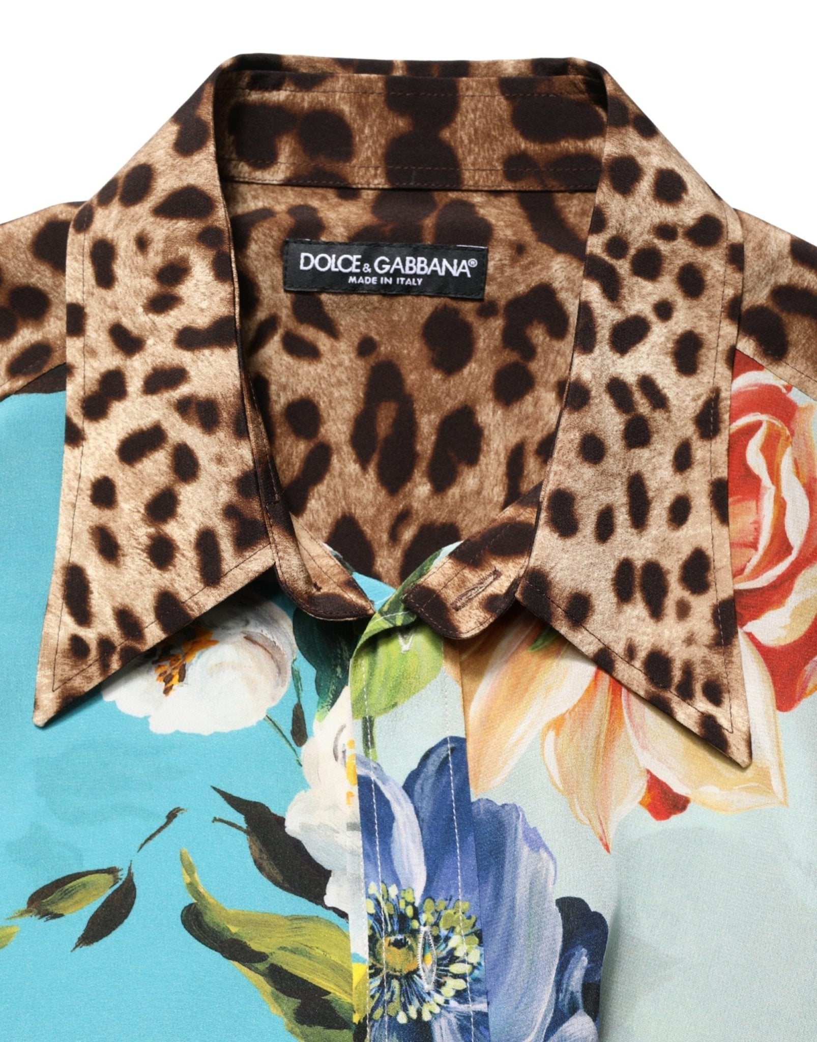 Dolce & Gabbana Chemise Homme — Imprimé Floral & Animal Print Col & Poignets | Slim Fit - HBPS Beauty & Fashion