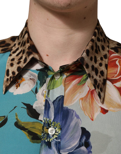 Dolce & Gabbana Chemise Homme — Imprimé Floral & Animal Print Col & Poignets | Slim Fit - HBPS Beauty & Fashion