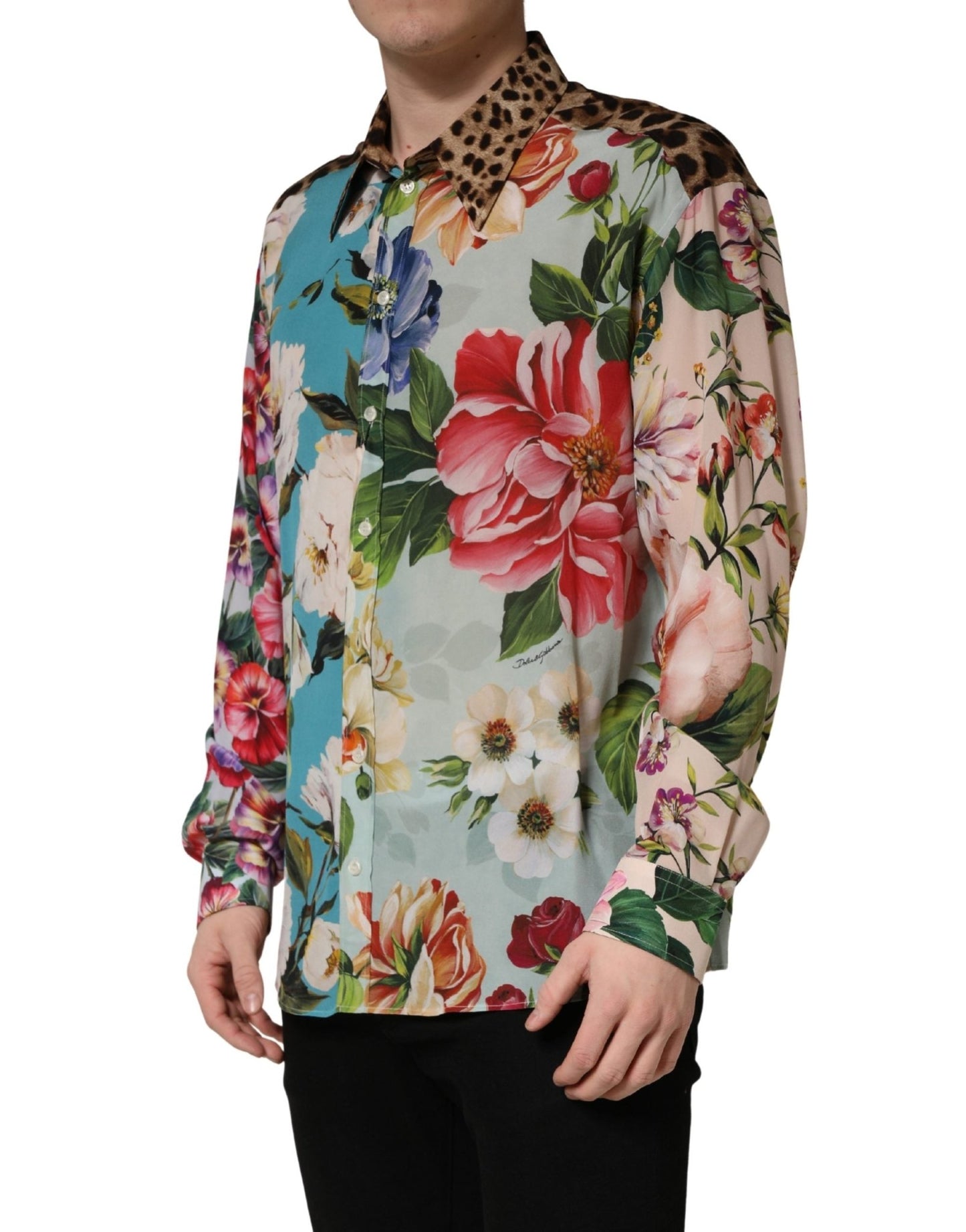 Dolce & Gabbana Chemise Homme — Imprimé Floral & Animal Print Col & Poignets | Slim Fit - HBPS Beauty & Fashion