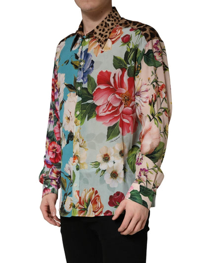 Dolce & Gabbana Chemise Homme — Imprimé Floral & Animal Print Col & Poignets | Slim Fit - HBPS Beauty & Fashion