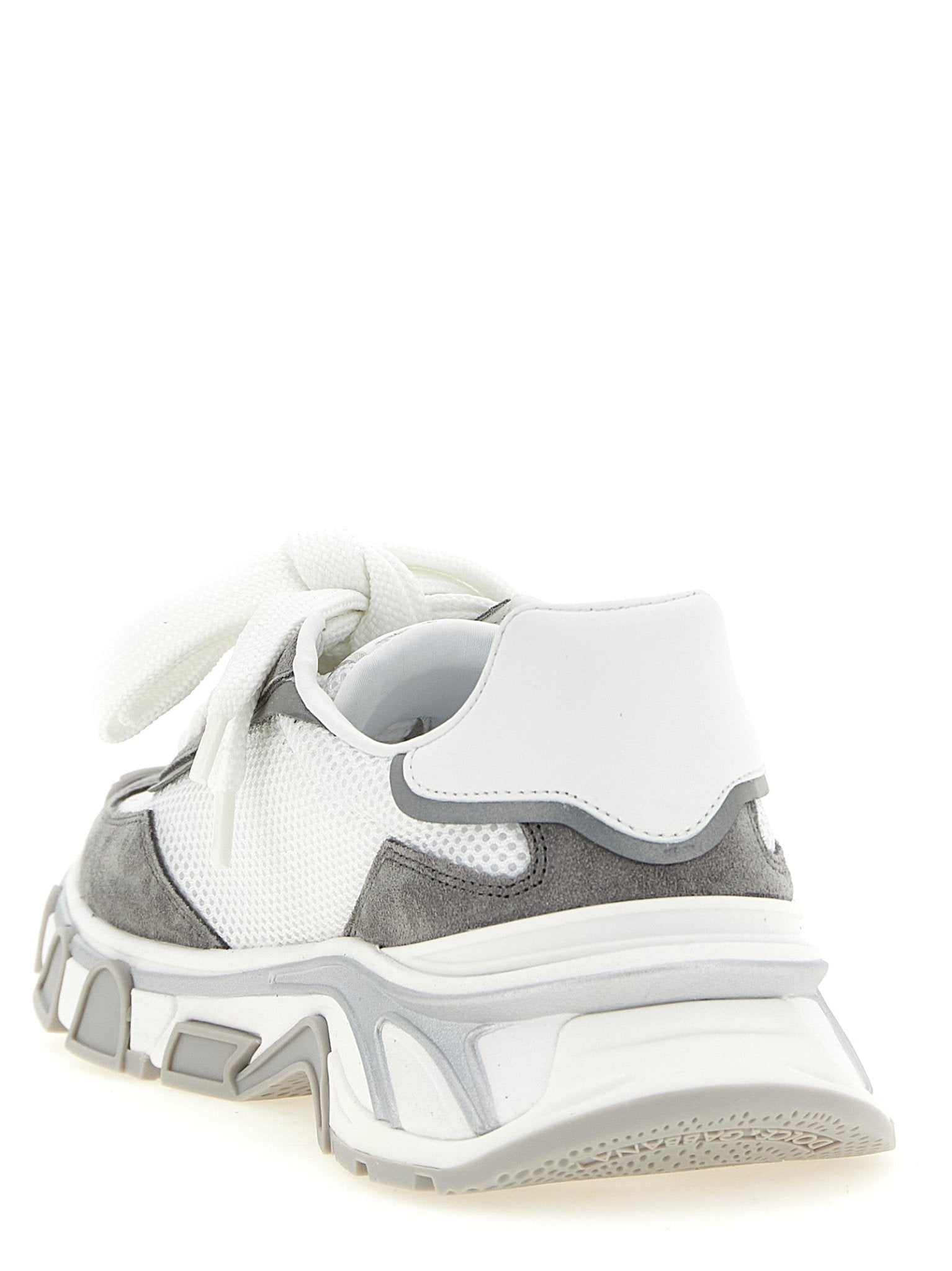 Dolce & Gabbana Gray Polyester Athletic Sneakers - HBPS Beauty & Fashion