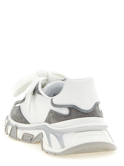Dolce & Gabbana Gray Polyester Athletic Sneakers - HBPS Beauty & Fashion