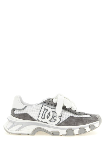 Dolce & Gabbana Gray Polyester Athletic Sneakers - HBPS Beauty & Fashion