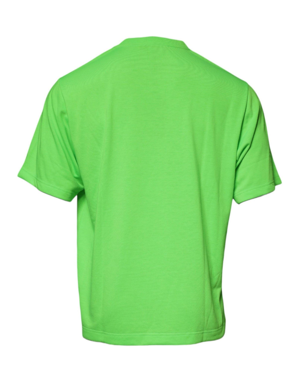 Dolce & Gabbana Green DG Logo Cotton Crew Neck T-shirt - HBPS Beauty & Fashion