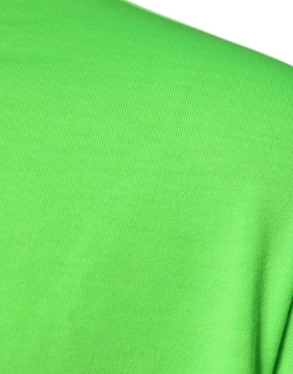 Dolce & Gabbana Green DG Logo Cotton Crew Neck T-shirt - HBPS Beauty & Fashion