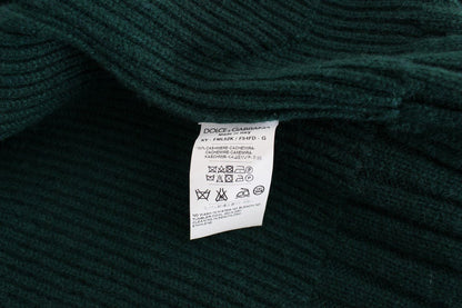 Dolce & Gabbana Green Knitted Cashmere Cardigan - HBPS Beauty & Fashion