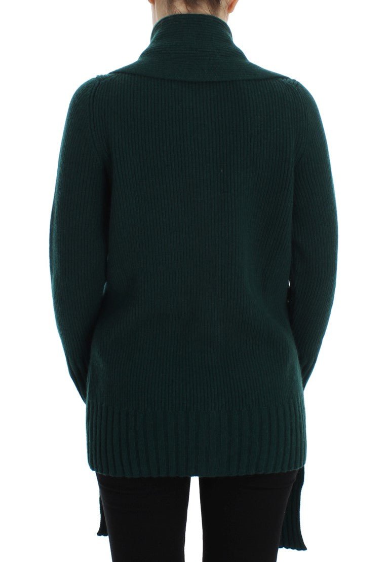 Dolce & Gabbana Green Knitted Cashmere Cardigan - HBPS Beauty & Fashion