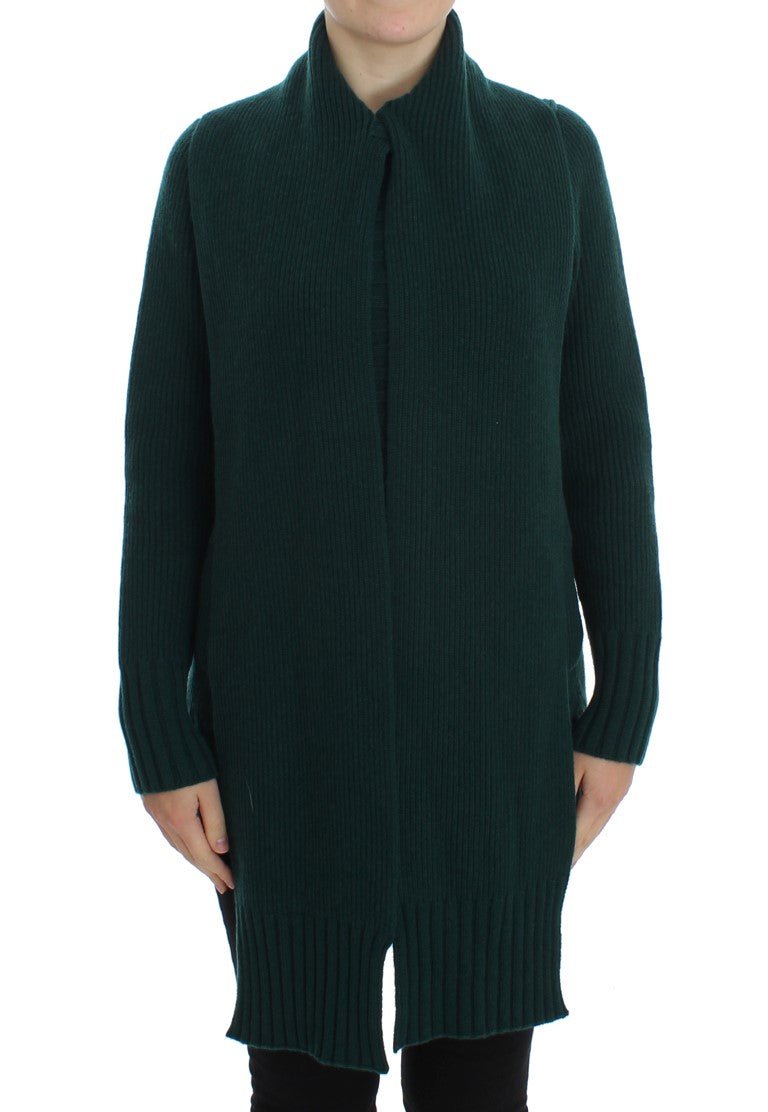 Dolce & Gabbana Green Knitted Cashmere Cardigan - HBPS Beauty & Fashion