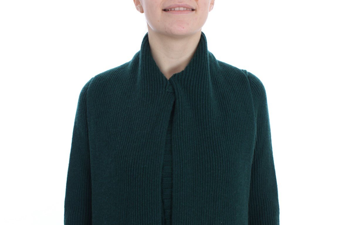 Dolce & Gabbana Green Knitted Cashmere Cardigan - HBPS Beauty & Fashion
