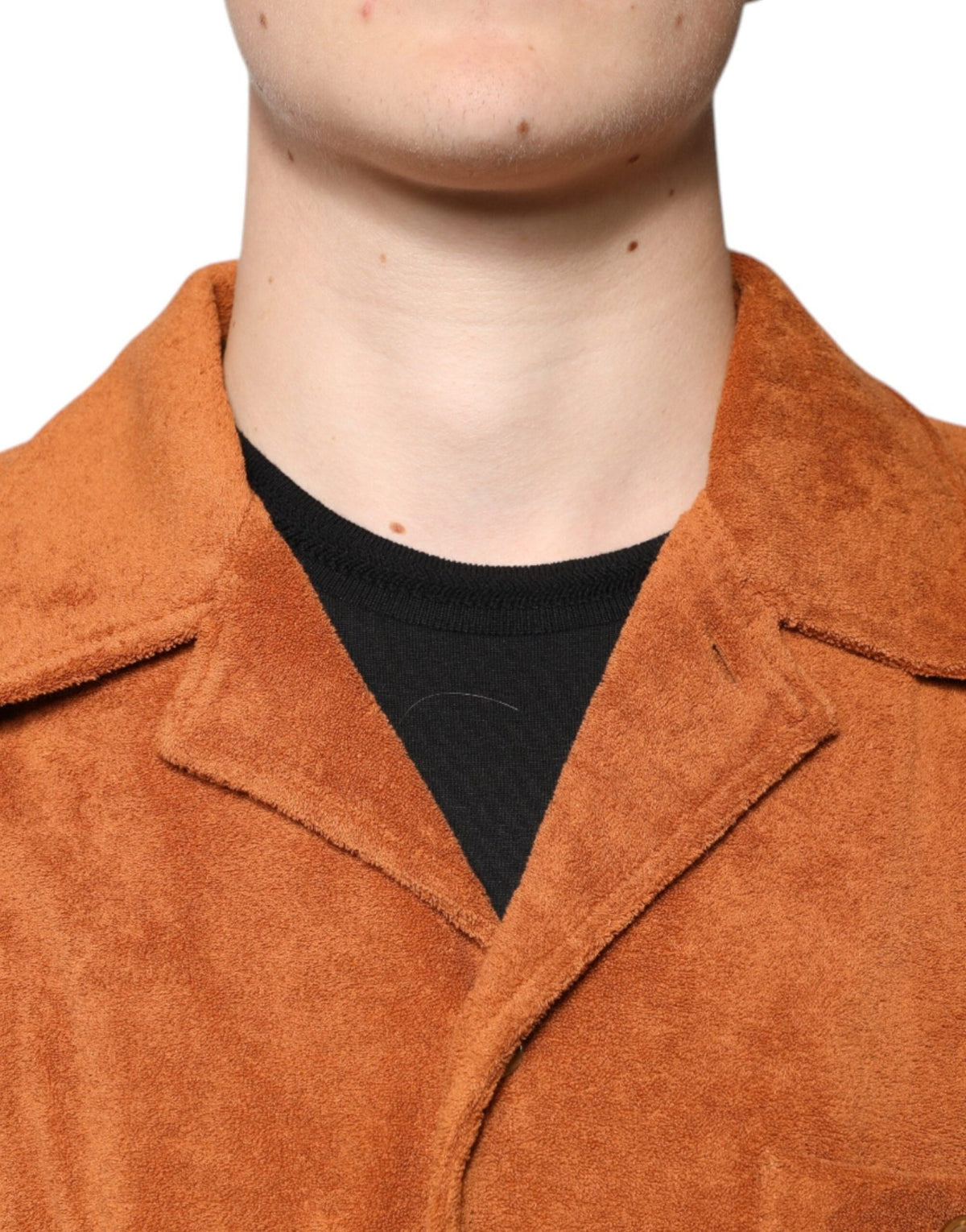 Dolce & Gabbana Hazel Cotton Velvet Button Down Collared Shirt - HBPS Beauty & Fashion
