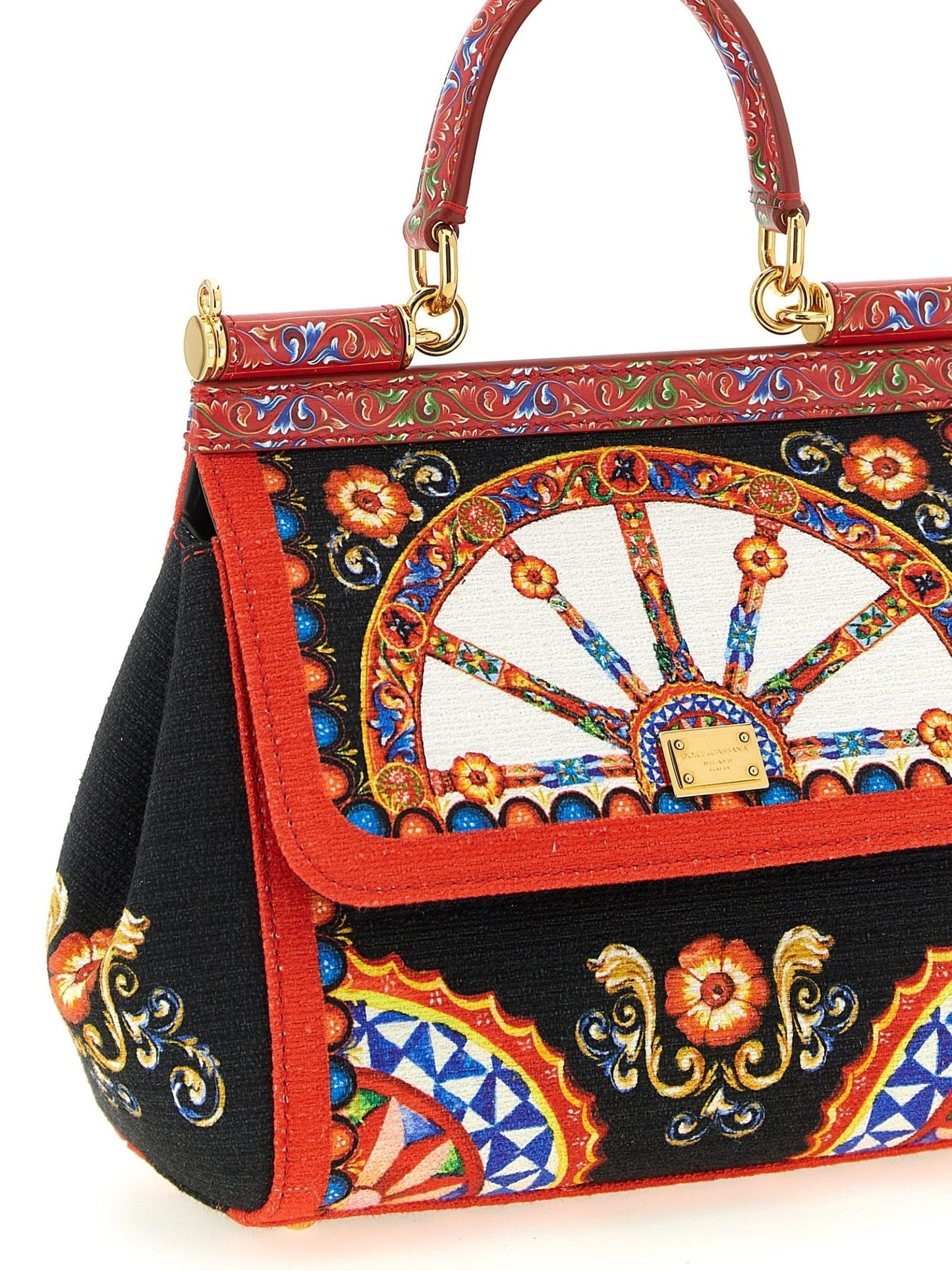 Dolce & Gabbana Multicolor Cotton Handbag - HBPS Beauty & Fashion