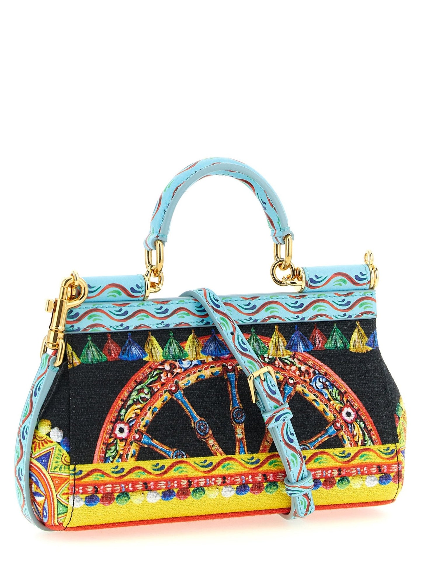 Dolce & Gabbana Multicolor Cotton Handbag - HBPS Beauty & Fashion