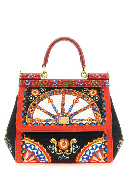 Dolce & Gabbana Multicolor Cotton Handbag - HBPS Beauty & Fashion