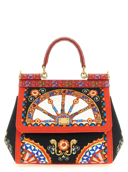 Dolce & Gabbana Multicolor Cotton Handbag - HBPS Beauty & Fashion