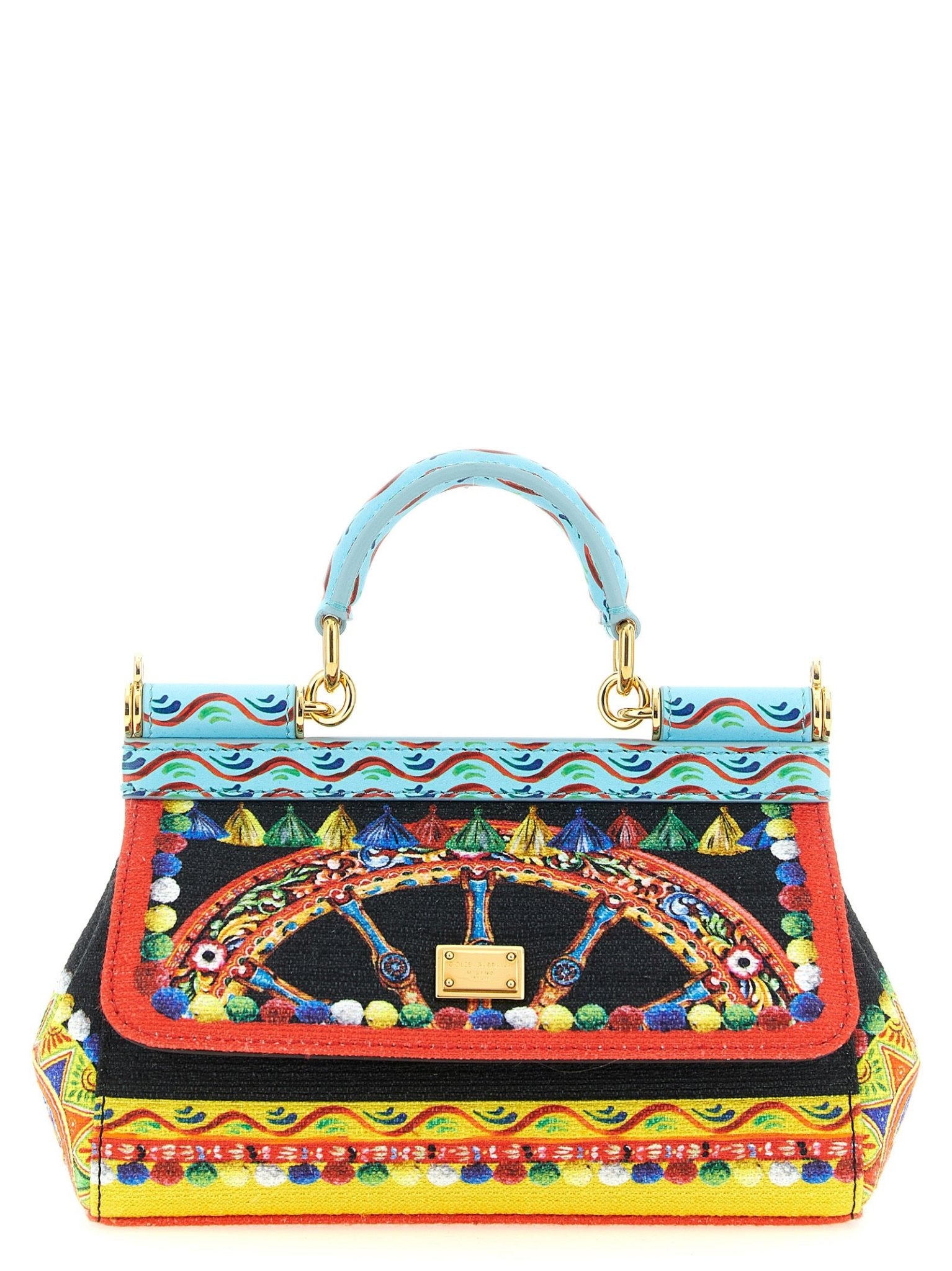 Dolce & Gabbana Multicolor Cotton Handbag - HBPS Beauty & Fashion