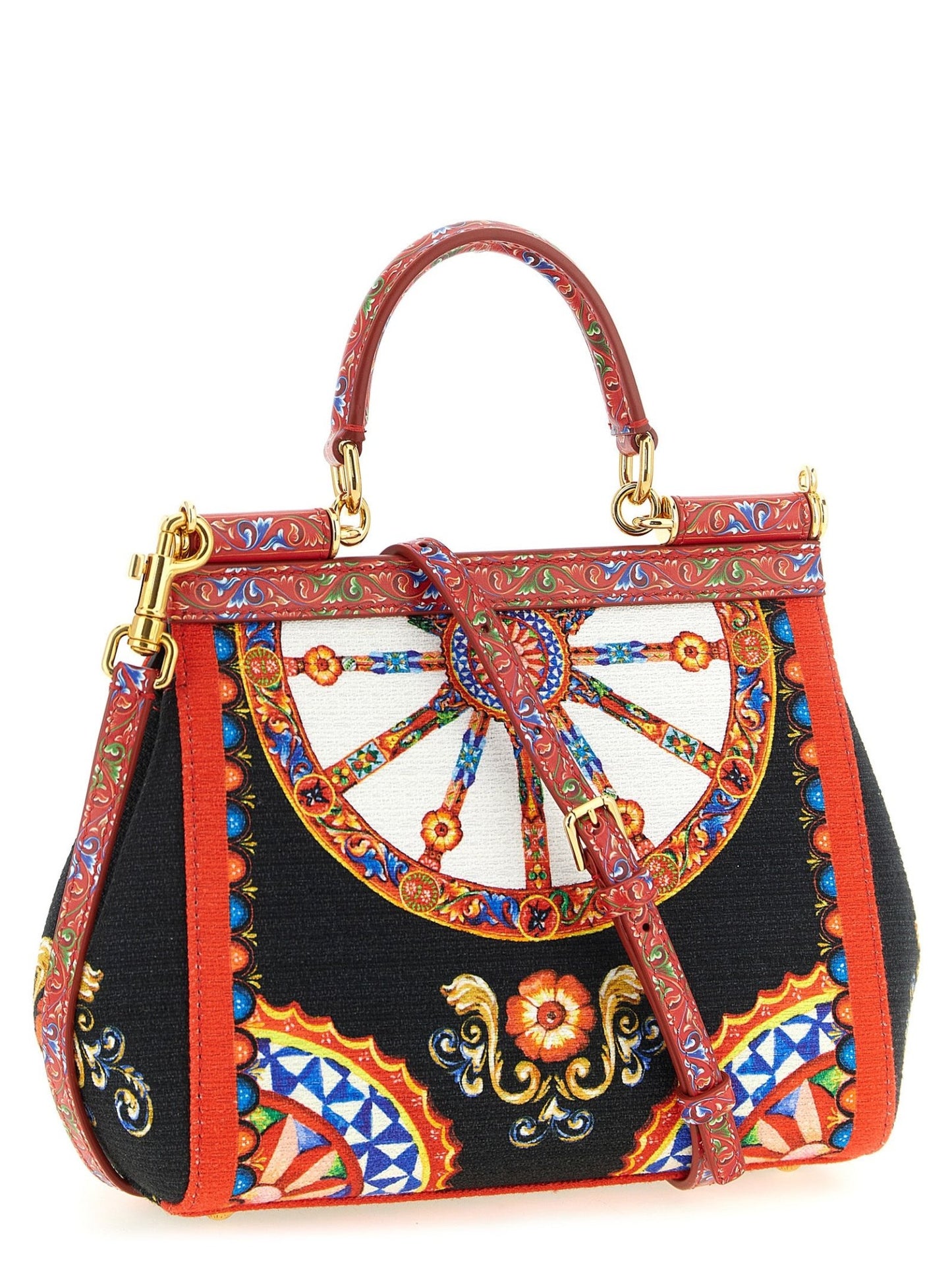 Dolce & Gabbana Multicolor Cotton Handbag - HBPS Beauty & Fashion