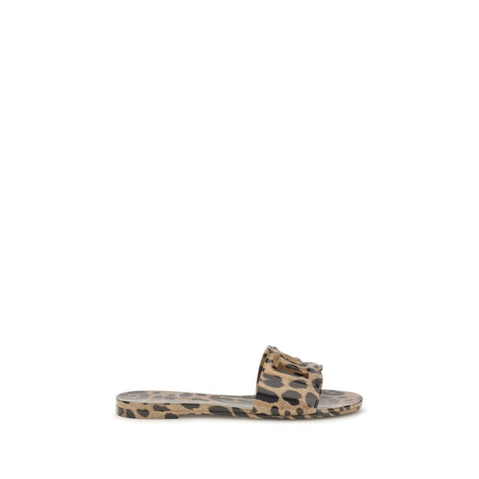 Dolce & Gabbana Multicolor Rubber Flat Sandals - HBPS Beauty & Fashion