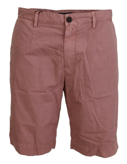 Dolce & Gabbana Pink Chinos Cotton Casual Mens Shorts - HBPS Beauty & Fashion