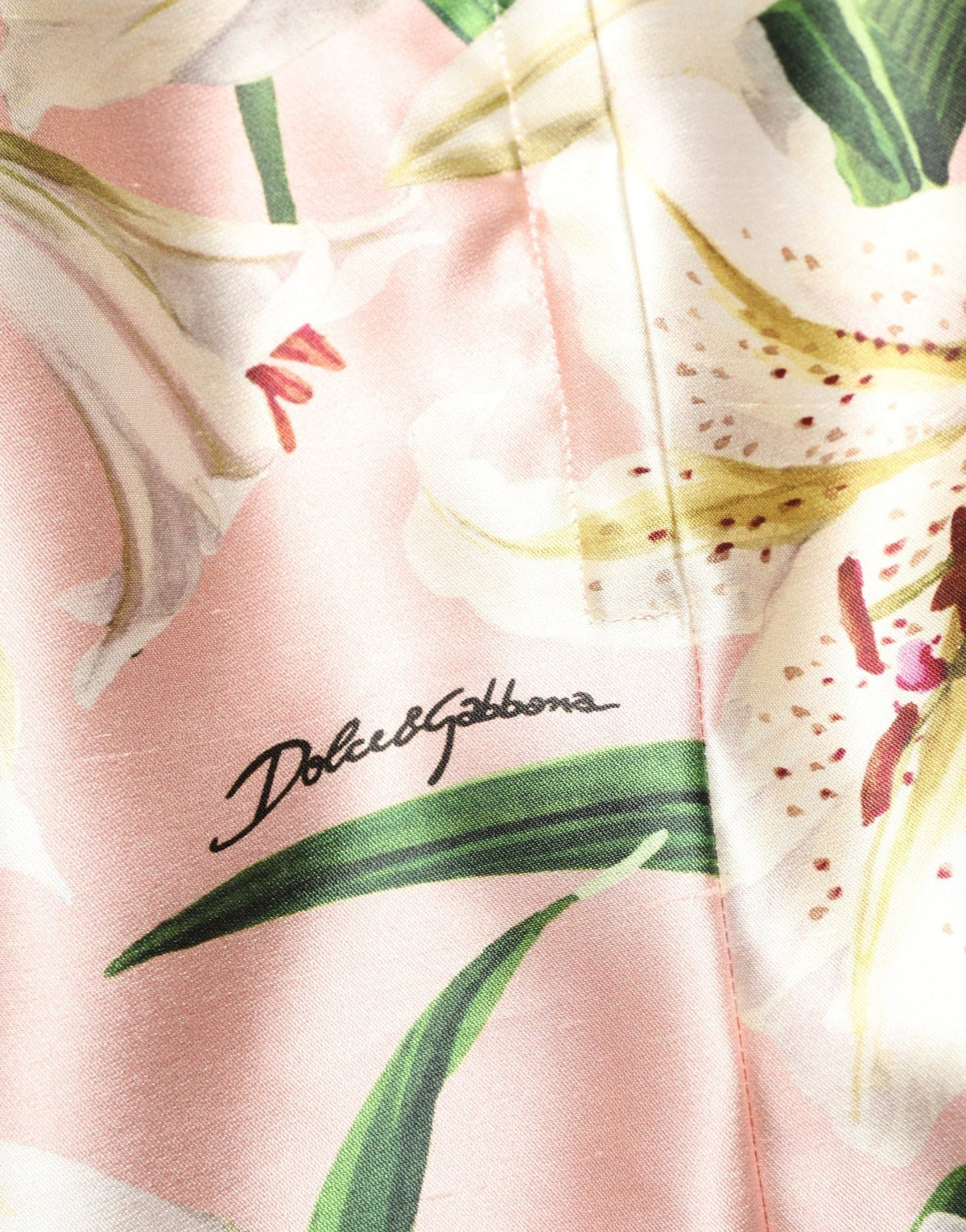 Dolce & Gabbana Pink Lilium High Waist Knee Length Skirt - HBPS Beauty & Fashion
