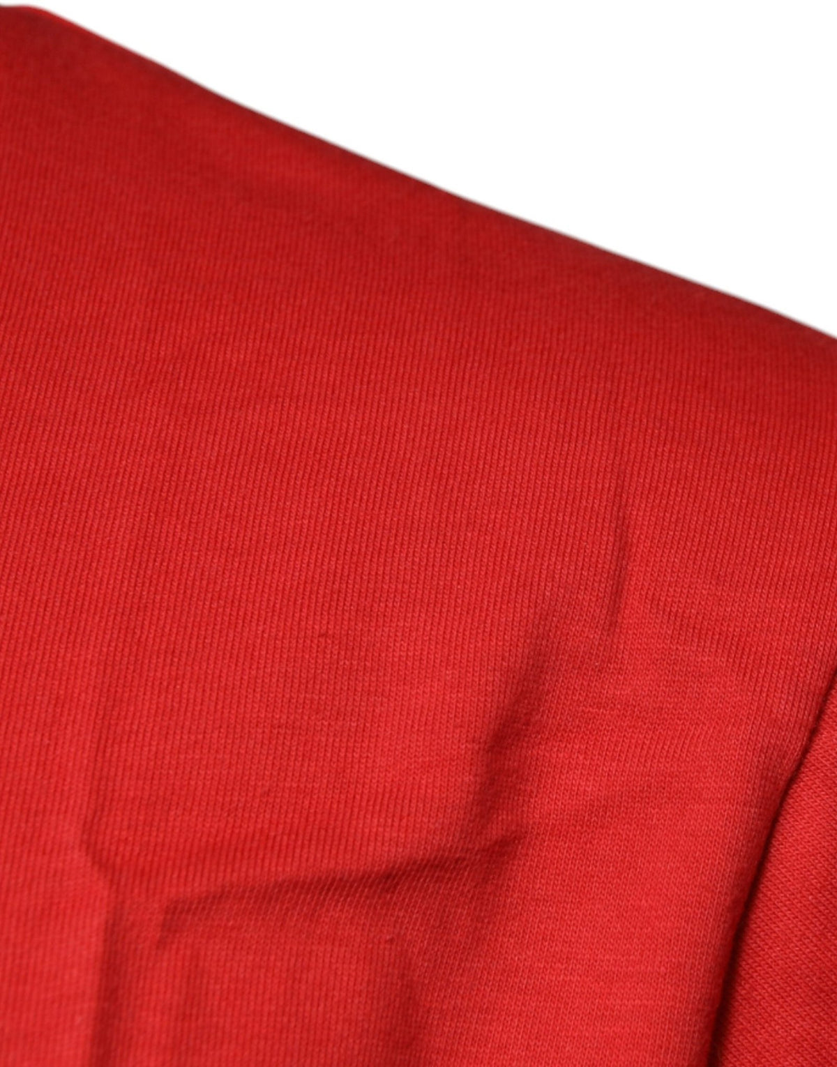 Dolce & Gabbana Red DG Logo Cotton Crew Neck T-shirt - HBPS Beauty & Fashion