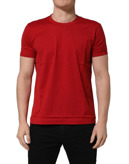 Dolce & Gabbana Red Goodluck 2023 Cotton Crew Neck T-shirt - HBPS Beauty & Fashion