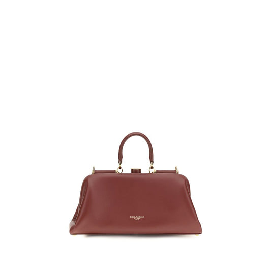Dolce & Gabbana Red Lamb Ovis Aries Handbag - HBPS Beauty & Fashion