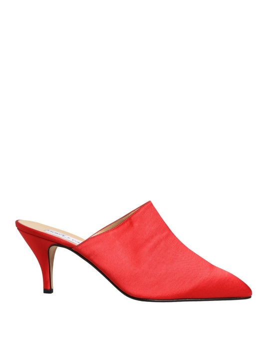 Dolce & Gabbana Red Suede Heel Mule Shoes - HBPS Beauty & Fashion