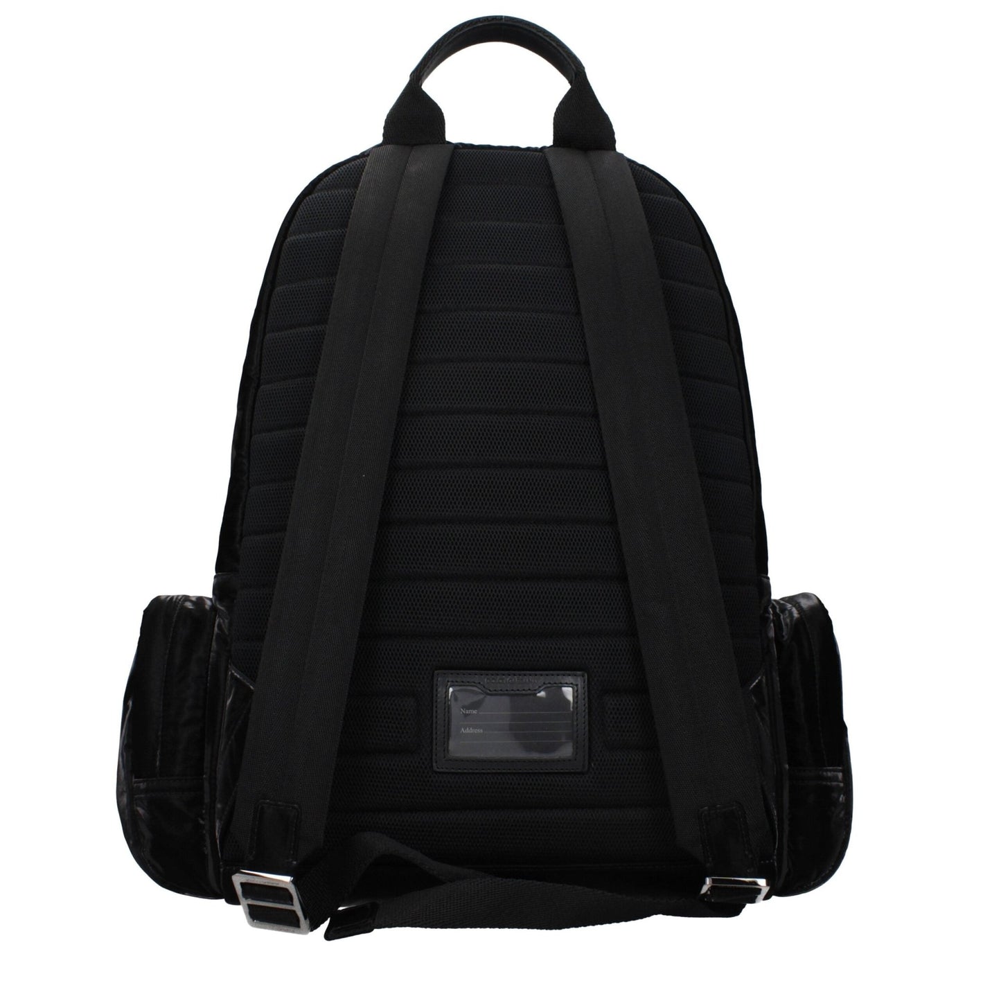Dolce & Gabbana – Sac à Dos en Nylon Noir | Logo Frontal & Dorsal | Name Tag | Homme - HBPS Beauty & Fashion