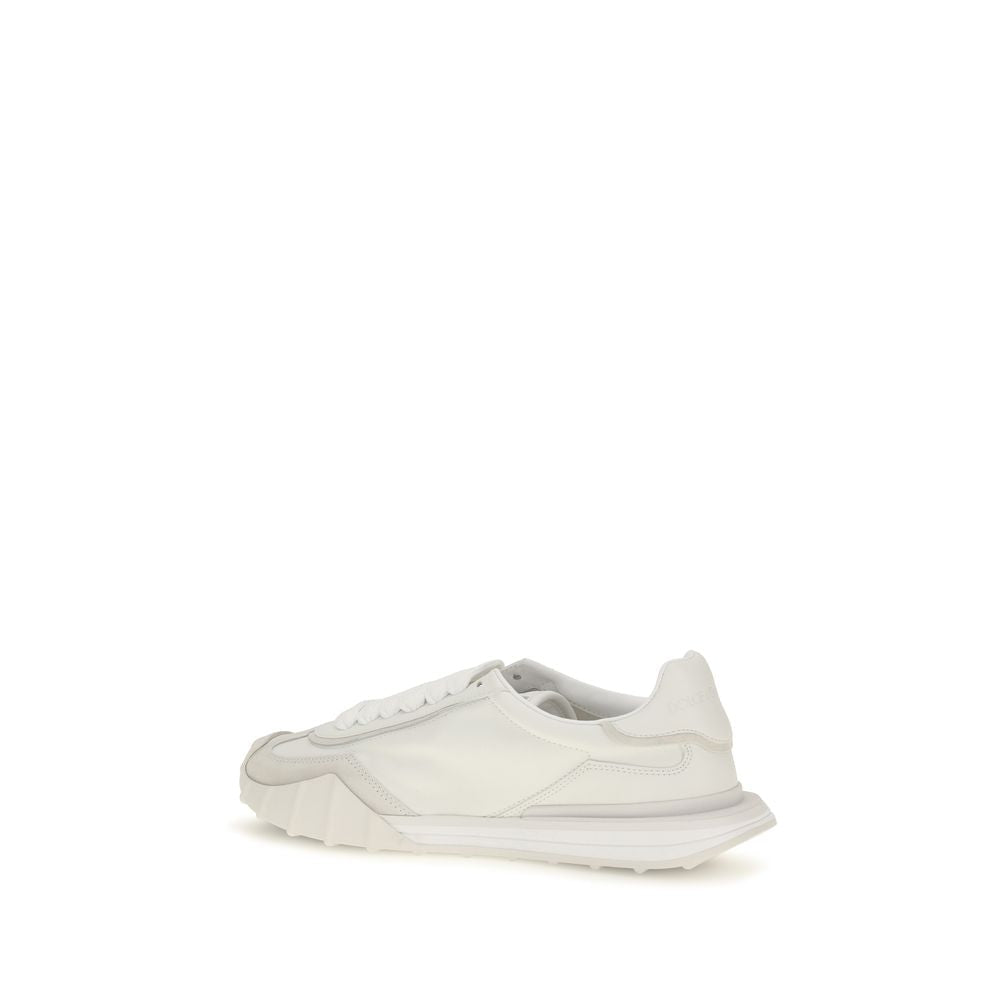 Dolce & Gabbana White Calf Leather Bos Taurus Athletic Sneakers - HBPS Beauty & Fashion